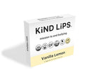 Kind Lips Organic Vanilla Lemon Lip Balm 5-Pack – Refreshing & Comforting Lip Care for Dry, Chapped Lips • 100% Natural, Clean, Gluten-Free, Grain-Free • Made in USA • Family Value chap stick Set
