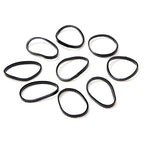 3200 Pcs Elastic Rubber Bands Small Hair Ties Hair Rubber Mini Hair Bands Hair Elastics Tiny Soft Holder Ponytails for Girls (Black)