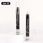 evpct 2Pcs Cream Eyeshadow Sticks Set for Eyes Pearl White & Mocha Beige Shimmer Eye Crayon Shadow Brightener Stick Pencil Pen Bulk sombras en crema para ojos 01+14