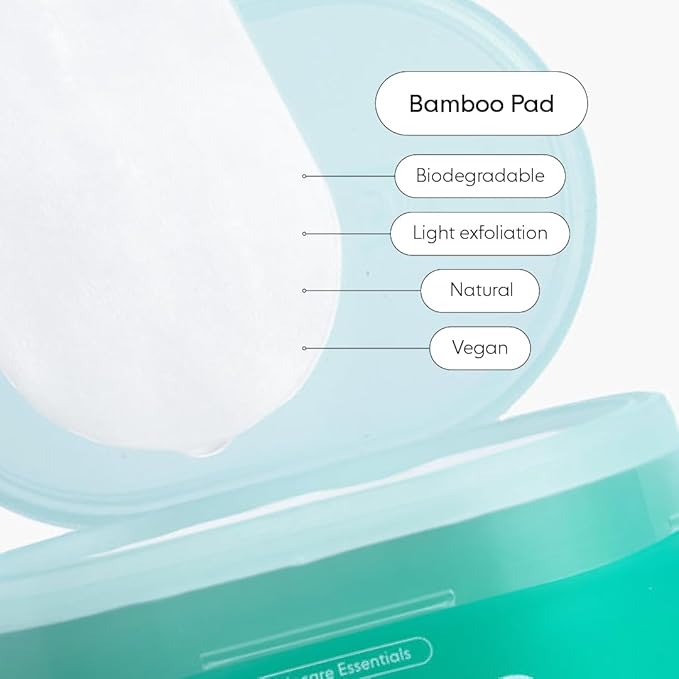 LOOPS Milky Cleanser - Deep Cleansing and Hydrating Skin Care - Pre-soaked Bamboo Pad - Facial Wash with Milky Oil Complex - Oil Cleanser for Face - Face Wash, Facial Cleansing Pads - Gifts for Women