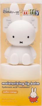 The Crème Shop Miffy Tinted Lip Balm with adorable Miffy cap, with Hyaluronic Acid and Murumuru to moisturize, soften and visibly improve chapped or dry lips - Mellow Mango