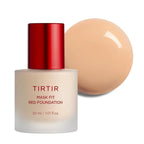 TIRTIR Mask Fit Red FoundationㅣLong Lasting Flawless Coverage, Energy Essence, Lightweight, Hydrating, Pore-Blurring, Breathable Satin Finish, Makeup, Radiant Skin, #23N Sand, 1.01 Fl Oz