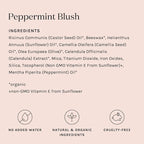 Kari Gran Lip Whip | Moisturizing Lip Balm with Organic Oils | Glossy Sheen + Peppermint | Rich Buttery Texture, Hydrates & Protects | Non-GMO, Organic Ingredients, Made in USA (Blush Peppermint)