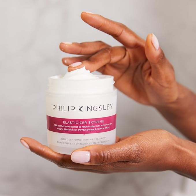 PHILIP KINGSLEY | Elasticizer Extreme | Deep Conditioning Hair Mask Repair Treatment | Pre-Shampoo Deep Conditioning Mask | Reduces Breakage and Frizz | For Dry, Damaged and Curly Hair | 2.53oz