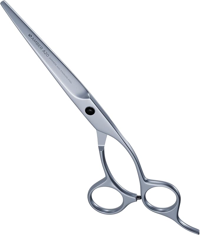Suvorna Hair Cutting Scissors - Barber Shears for Hair Cutting - 6.5" 440C Japanese Stainless Steel hair scissors professional for Barbers and Hairdressers - Hair Shears for Women & Men