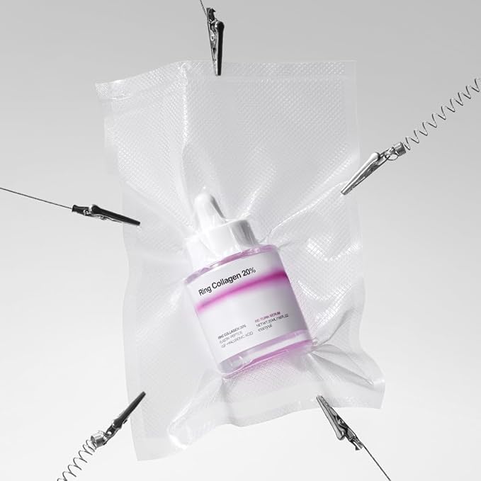 EUNYUL Ring Collagen 20% Face Serum with Peptides & Hyaluronic Acid, Hydrating and Firming Facial Serum, 35ml