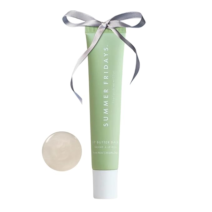 Summer Fridays Tinted Lip Butter Balm - Conditioning Vegan Lip Balm for Instant Moisture, Shine & Hydration - Softening & Soothing Skincare - Sweet Mint (.5 Oz)