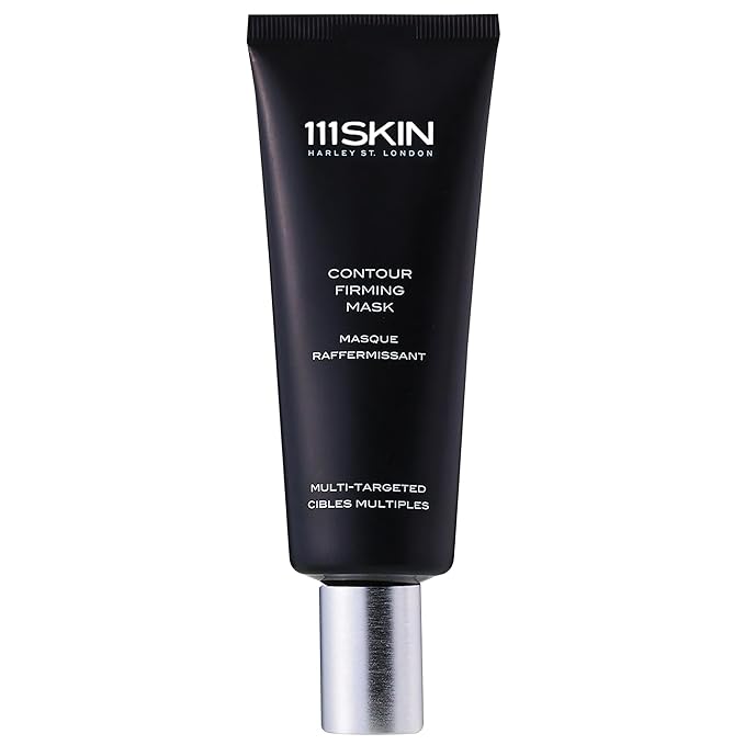 111SKIN Black Diamond Contour Firming Mask, Hydrating Overnight Face Mask with Hyaluronic Acid & Diamond Peptides That Helps Reduce Fine Lines and Wrinkles at Night for All Skin Types, 2.54 fl oz