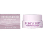 Burt’s Bees Stocking Stuffers, Lavender Vanilla Lip Sleeping Mask, With Hyaluronic Acid and Squalane Moisturizer To Instantly Hydrate Lips, Overnight Lip Mask, Lip Treatment Christmas Gifts, 0.45 oz.