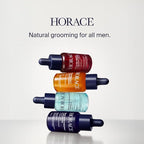 HORACE Hyaluronic Acid + Panthenol Face Serum for Men – Advanced Moisturising Facial Treatment for Dry Skin, Dehydration Lines, and Elasticity – Vegan Skincare for All Skin Types – Unscented, 30ml