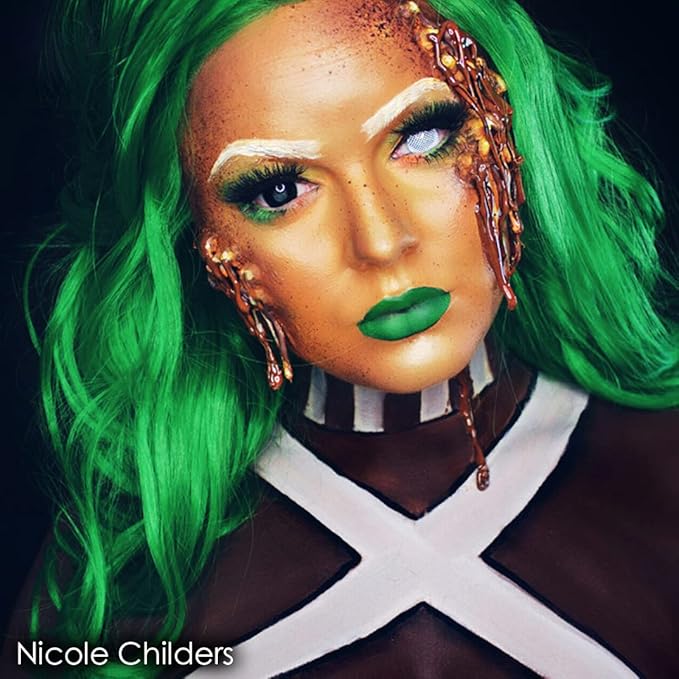 Mehron Makeup Paradise Makeup AQ Refill Size | Stage & Screen Performance, Face & Body Painting, Beauty, Cosplay, and Halloween | Water Activated Face Paint, Body Paint .25 oz (7 ml) (MANGO)