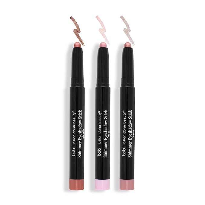 billion dollar brows bdb Shimmer Eyeshadow Stick - Multi-Use Eye Makeup in Shimmer, Sparkly Eye Glitter, Amour