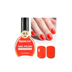 16.5ml Neon Red Nail Polish Glossy Shine Finish Large Volume Quick Dry Nail Polish, Long Lasting Shine, Fingernail Toenail Nail Art DIY Home Travel Nail Art Gift