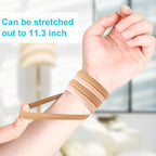 BAOLI 100PCS Brown Hair Ties for Women, Soft Blonde Hair Ponytail Holders, Thick Pony Tails Hair Ties No Damage, Seamless Hair Bands Elastic Holders for Heavy Hair, 2 Inch in Diameter