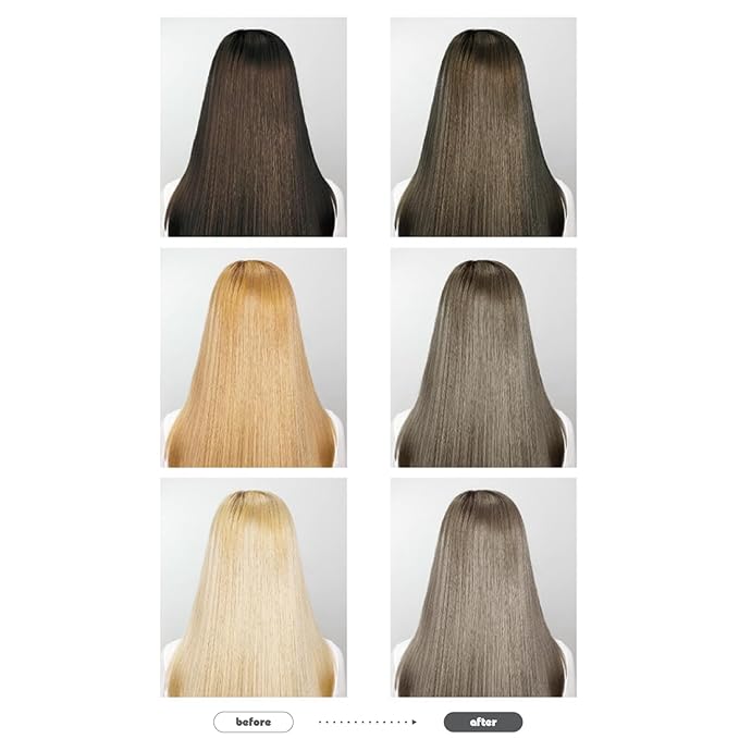 eZn Pudding Hair Dye, Ammonia-Free, Semi-Permanent DIY Korean Hair Dye Color with Keratin, Odorless Gentle for Sensitive Skin No Skin Irritation (Ash Gray)