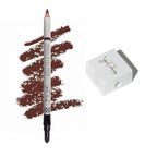Jillian Dempsey Khôl Eyeliner & Sharpener Bundle: Rich Brown Eyeliner Pencil with Built-In Smudger + Precision Sharpener