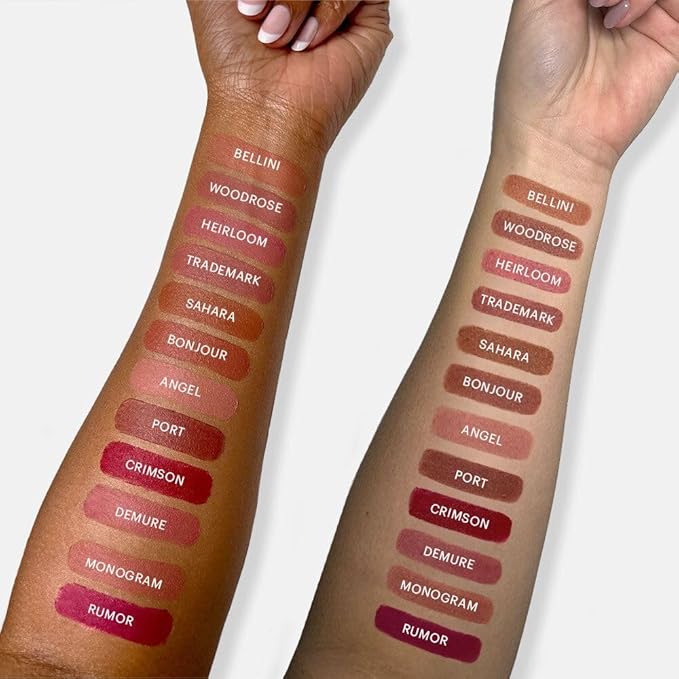 Glo Skin Beauty Suede Matte Lip Crayon (Trademark) - Longwearing Formula Stays On All Day, With Conditioning Shea Butter + Mango Seed Oil for a Velvety Smooth Finish