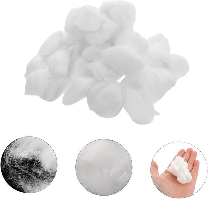 2pack Cotton Balls Cotton Makeup Pads for Face Nail Polish Versatile for Household Cleaning Convenient Design Per Pack