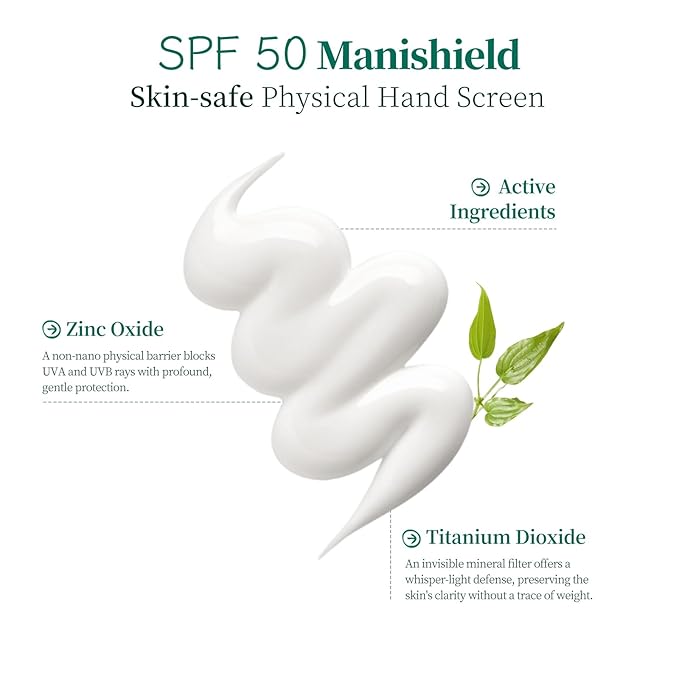 APUREE U V Nail Lamp Hand Screen: Hand Sunscreen SPF 50+/PA++++| UV Lights Protection Cream| Fragrance-Free & Hypoallergic Formula| For Nail Salon Home Use| Vegan & Cruelty Free| Deep Hydrate Moisture