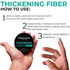 TRENDSTARTER - THICKENING FIBER (4oz) - Medium Hold - Matte Finish - Premium Hair Thickening Clay Pomade - Water-Based - All-Day Hold Styling Product