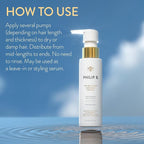 PHILIP B. Weightless Miracle Serum, Leave-In Hair Conditioner Treatment, 4 Fl Oz (120 mL) - Conditions Dry, Damaged Strands with Hyaluronic Acid, Smooth Frizz and Prevent Damage