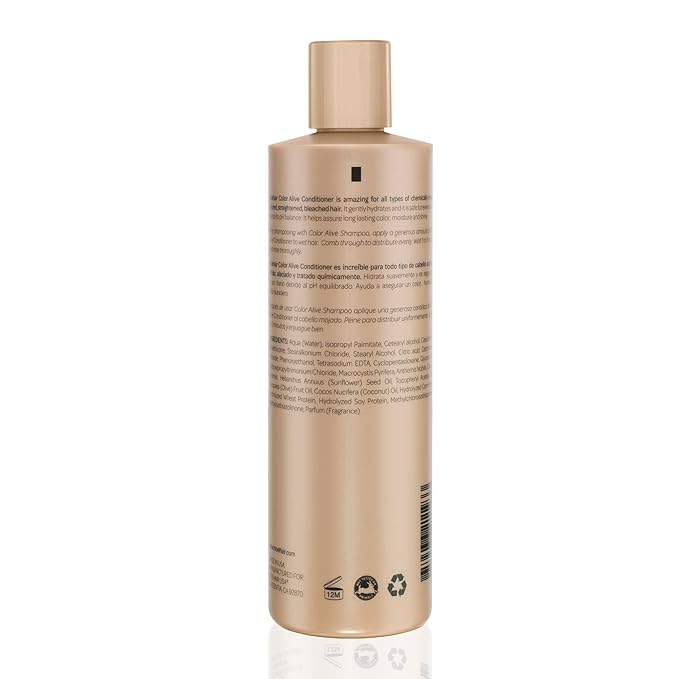 MOEHAIR Color Alive Conditioner (12 Fl. Oz), Hydrating & Nourishing Conditioner for Color Treated Hair | Reduces Scalp Dryness | Preserves Hair color | Paraben & Sulfate Free