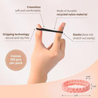 Youxuan Small Elastic Hair Ties, Soft, Stretchy, and Non-Damage Hair Bands, Multi-Color 100 Pcs Strong, Durable Mini Rubber Bands for Toddlers, Girls and Women