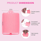 24 Pieces Foam Sponge Hair Rollers - Soft Sleeping Hair Curlers for Hair Styling (2inch, Pink)