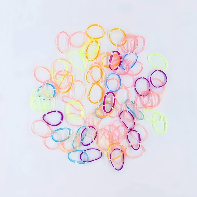 3200 Pcs Elastic Rubber Bands Small Hair Ties Hair Rubber Mini Hair Bands Hair Elastics Tiny Soft Holder Ponytails for Girls (Candy Color with dots)