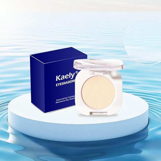 Nude Beige Single Matte Eyeshadow Makeup, Neutral Powde Eye Shadow for Women, Smoky Beige Matte Singles Eyeshadow Palette Pigmented Waterproof,sombras para ojos, Girls Christmas Eyeshadows Gift