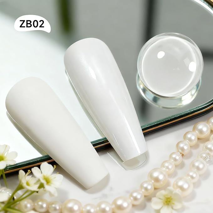 18ml White Nail Polish Large Volume Quick Drying Nail Polish, Fast Drying and Long Lasting Color Nail Art DIY Home Manicure Gift for Women