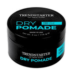 TRENDSTARTER - DRY POMADE (4oz) - Firm Hold - Low Shine - Water-Based Gel Type Pomade - All-Day Hold Premium Hair Styling Products
