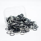 Beauty Town Hair Tie Rubber Bands - 1000pcs/500pcs Soft Stretchy Elastic Bands for Braids, Ponytails & Bun