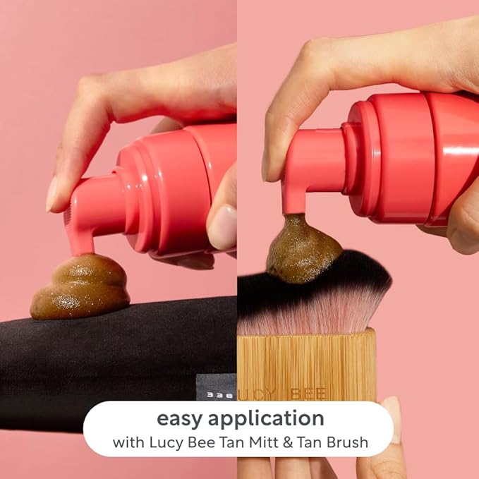 Self Tan Mousse, Customizable Medium Self Tanning Foam, Natural Looking Tan, Quick-Drying, Dermatologist Approved for Sensitive Skin, Hydrating Coconut Water, Tropical Scent, 6.76 fl oz