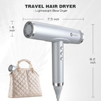 slopehill Hair Dryer - Professional Ionic Hairdryer, High-Speed Blow Dryer for Fast Drying, Home & Salon & Travel, Low Noise, Lightweight Compact Ceramic Blowdryer