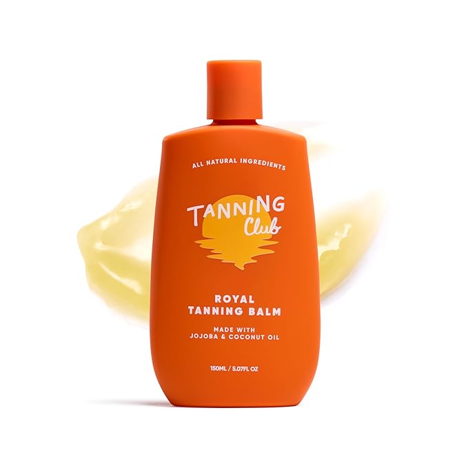 Tanning Club - Royal Tanning Balm - Hydrating Gel with Jojoba and Coconut Oil - Botanical Outdoor Sunscreen - 150 ml