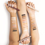 Palladio Waterproof Eyeshadow Stick with Blending Sponge, Long Lasting & Effortless Application, Smudge Free & Crease Proof Formula, Matte & Shimmer Shades, Buildable Eye Shadow (Burgundy Shimmer)