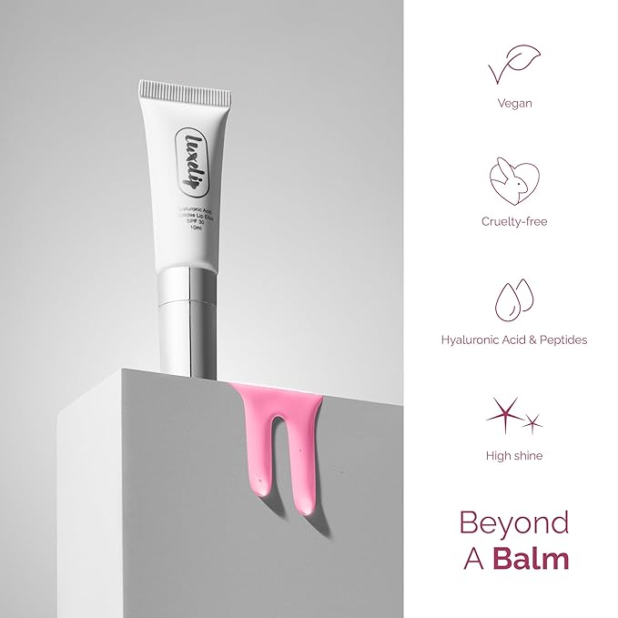 Tinted Lip Balm for Dry, Chapped Lips, Hydrating Vegan Lip Care with Sheer Color & Moisturizing Glow – Non-Sticky Nourishing Lip Treatment for Soft, Smooth Lips (Raspberry 10ml)