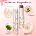 CATKIN Glossy Lip Balm Ultra Hydating Glow Lip Tinted Jelly Plump Melting Balm Shea Butter Repair Soothing For Dry Lips Dewy Finished 0.12 oz 2pcs Set 04