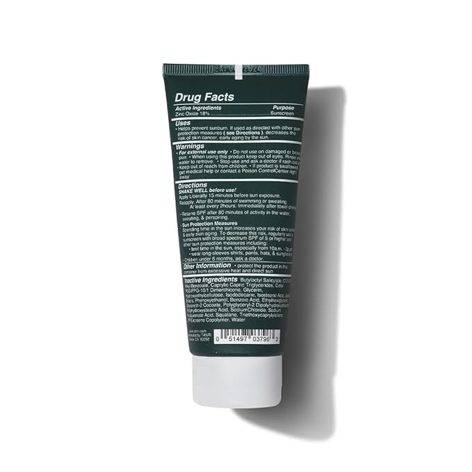 TANRI Mineral Sunscreen SPF30; Reef Safe Sunscreen for Face & Body, Zinc Oxide with Zero White Cast, SPF30 Sunblock for Hiking, Running and Outdoor Sports; 3 fl. oz. (1-Pack)