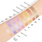 evpct 4Pcs Cream Eye Shadow Brightener Sticks Set for Eyes, Light Khaki Bronze Desert Beige Gold Shimmer Metallic Eyeshadow Pencil Applicator Stick Palette Makeup Waterproof sombras en crema para ojos