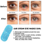 16 Pack Steam Eye Mask for Dry Eye Care - Bulk Disposable Heating Eye Mask for Dark Circles and Puffiness Relief Soothing Moisturizing Warm Eyes Care Pads Relax Therapy, Fragrance Free
