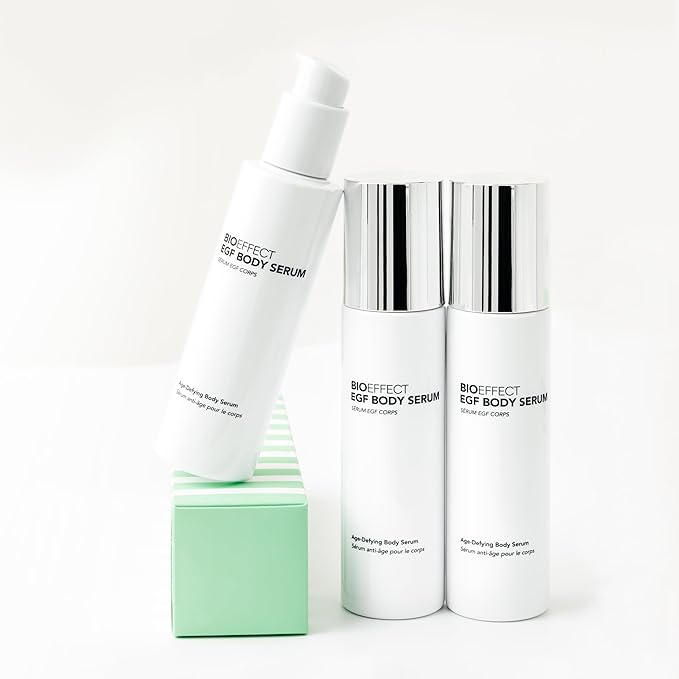 BIOEFFECT EGF Body Serum | Barley-Derived Epidermal Growth Factor + Hyaluronic Acid | Anti-Aging Body Serum for Visibly Smoother, Plumper & Firmer skin, 120 mL / 4.06 oz