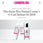 Love Ur Curls Fragrance Free Shampoo and Conditioner Set with All in One Curl Cream Styler for Curly Hair, 3 Step System to Repair, 200 mL