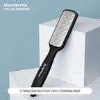 2Steps Stainless Steel Callus Remover, Effective for Thick Callus and Cracked Feet Pedicure Rasp, Remove Hard Skin, Grater Foot File, Foot Scrubber, Professional Foot Care