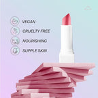 Ofra Pink Shimmer | Long Lasting & Extremely Pigmented Lipstick | Moisturizing Formula for Smooth, Hydrated Lips | Bold, Vibrant Color with All-Day Wear | 4.5g 0.16oz