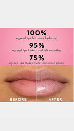 Lawless Women's x LoveShackFancy Forget The Filler Lip Plumping Gloss, Blooming Heirloom, Pink, 0.11 Ounce