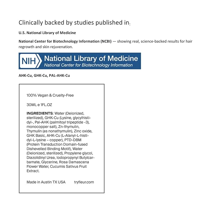 Bloom Clinically Proven Copper Peptide Hair Serum for Hair Growth - Non-Greasy & Lightweight Advanced Multi-Peptides for Women w/Thinning Hair - Made in USA - 3-Pack for 3 Months Supply