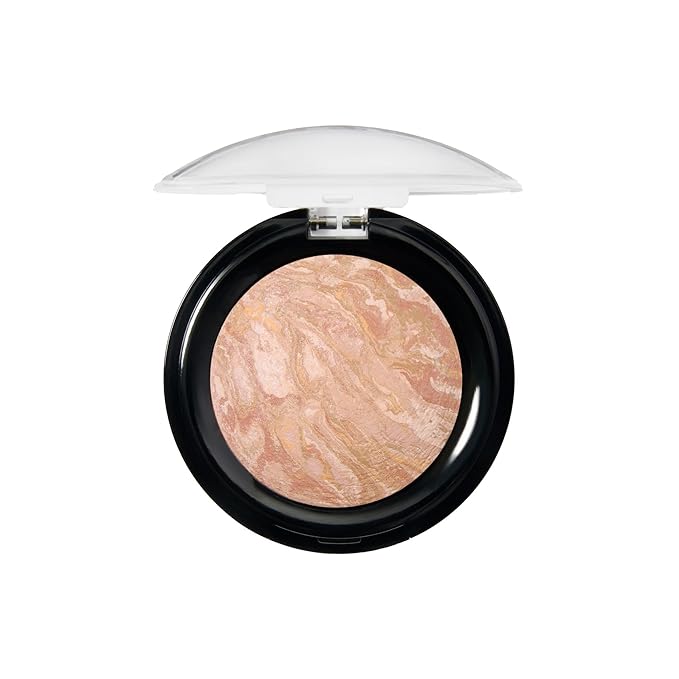 LAURA GELLER NEW YORK Award-Winning Baked Balance-n-Brighten To Go Color Correcting Powder Foundation - Fair - Buildable Light to Medium Coverage - Demi-Matte Natural Finish