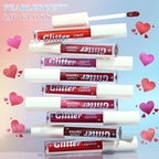 AMY'S DIARY Plum Wine Shimmer Liquid Lipstick, Shimmer Metallic Lip Gloss, Long-Lasting Waterproof Lip Color, High Shine Sparkle Makeup,Lip makeup for woman (#11)